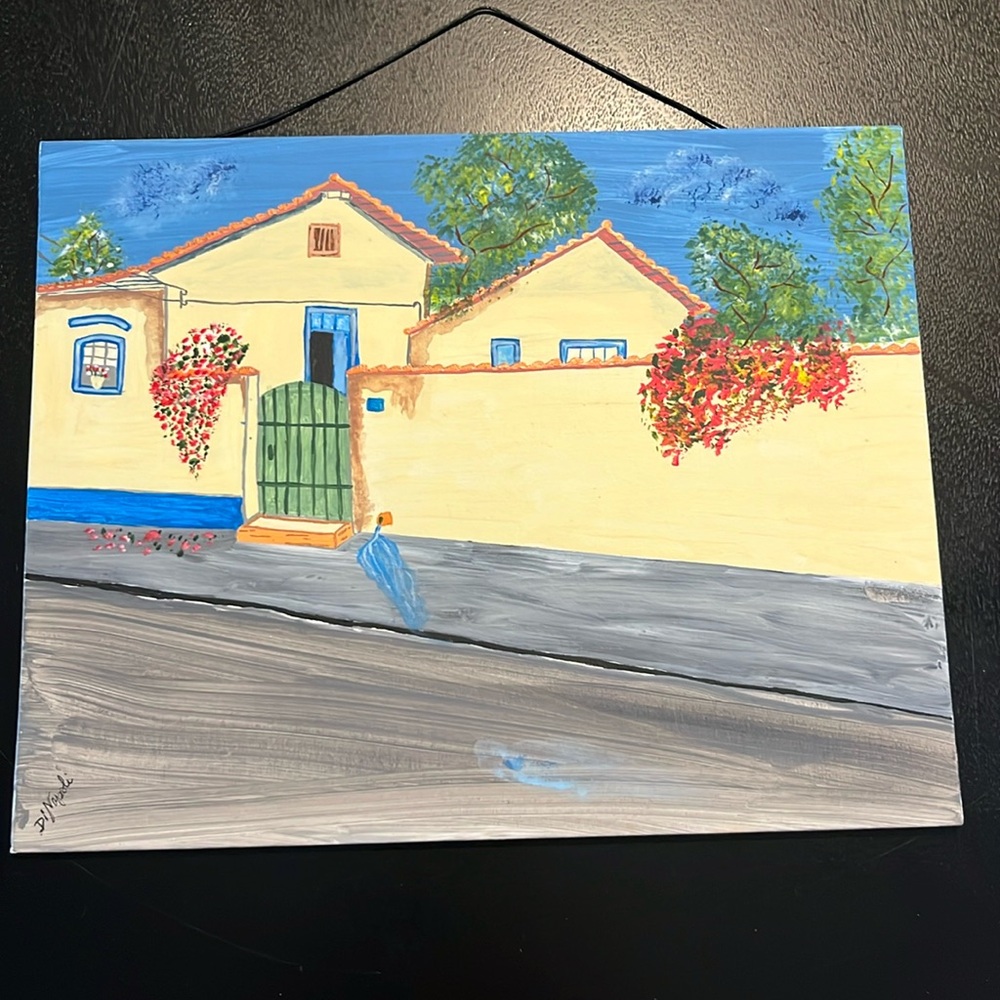 This is a simple paint, in a one oldest town .